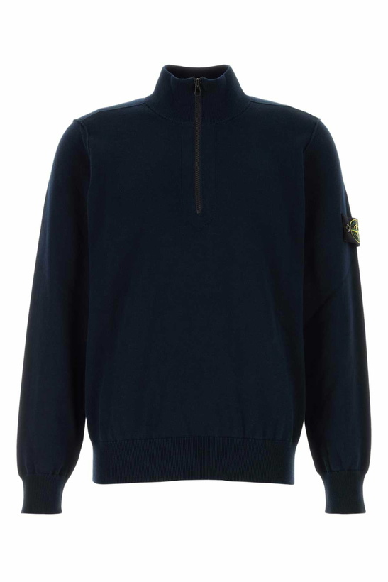 Photo: Stone Island Dark Blue Cotton Sweater
