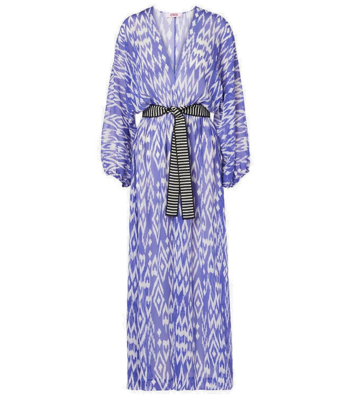 Photo: Eres Sky belted printed crêpe midi dress