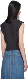 rag & bone Black Louisa Shirt