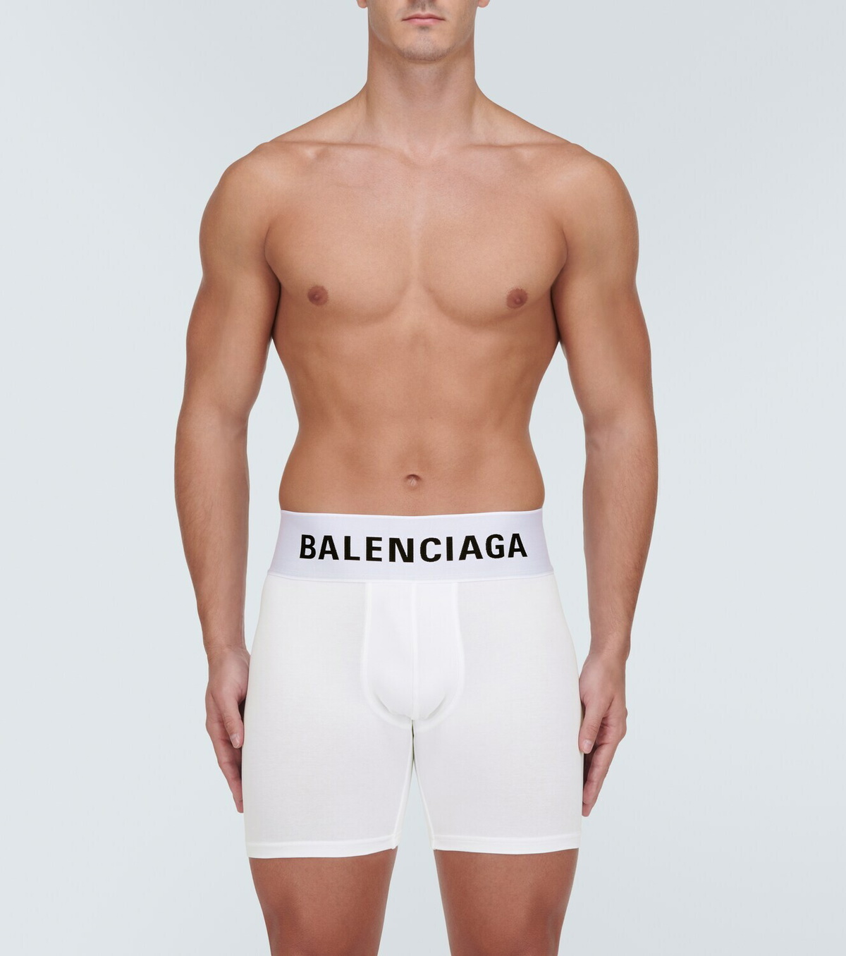 Balenciaga Logo jersey boxer briefs
