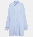 Maison Margiela Pinstripe cotton poplin shirt