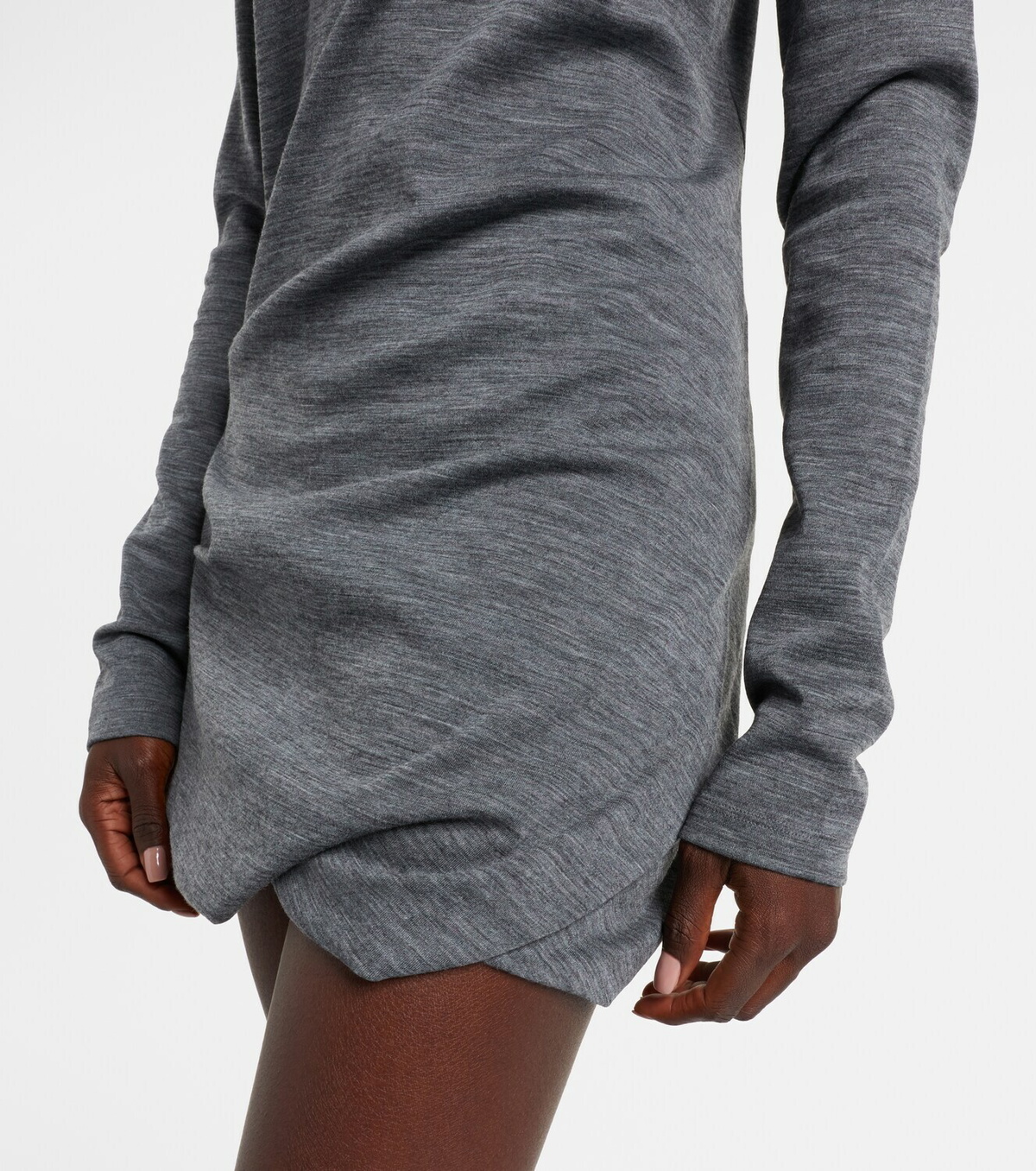 Sportmax Luigia wool and cotton-blend minidress