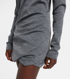 Sportmax Luigia wool and cotton-blend minidress