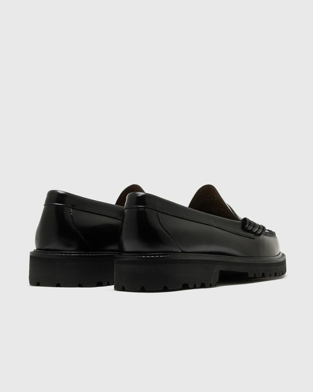 G H Bass WEEJUN 90 Larson Penny Black Mens Casual Shoe