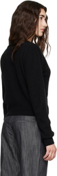 Baserange Black Tier Cardigan