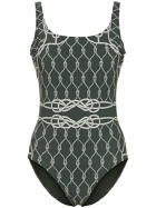 TORY BURCH Tank Printed One Piece Swimsuit