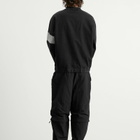 Umbro Men's Washed Diamond Drill Sweat in Black/Ultimate Gray