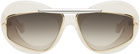 LOEWE Off-White Wing Double Frame Sunglasses