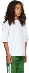 Palm Angels Kids White Bonded T-Shirt