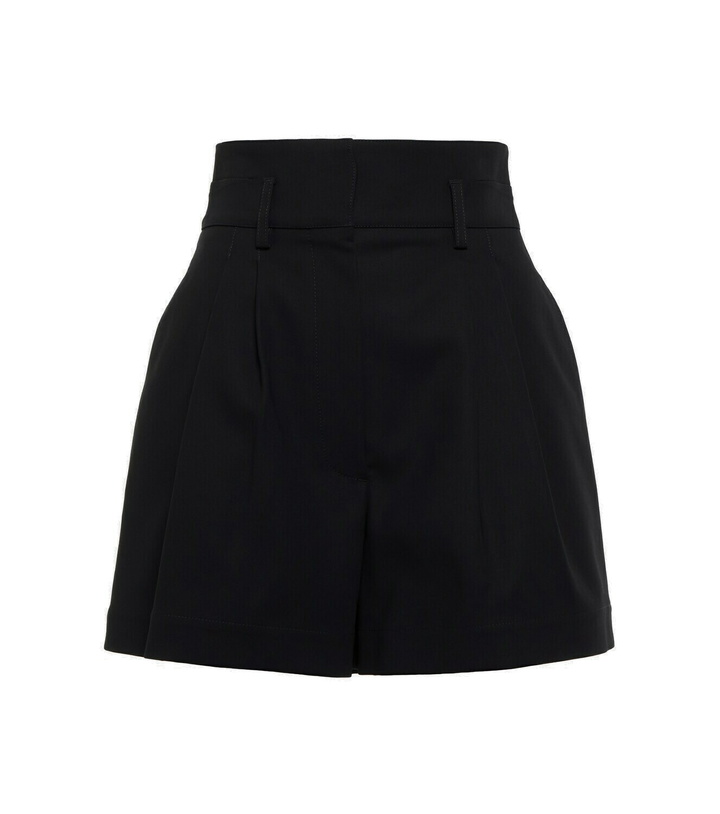 Photo: Alaïa High-rise cotton shorts