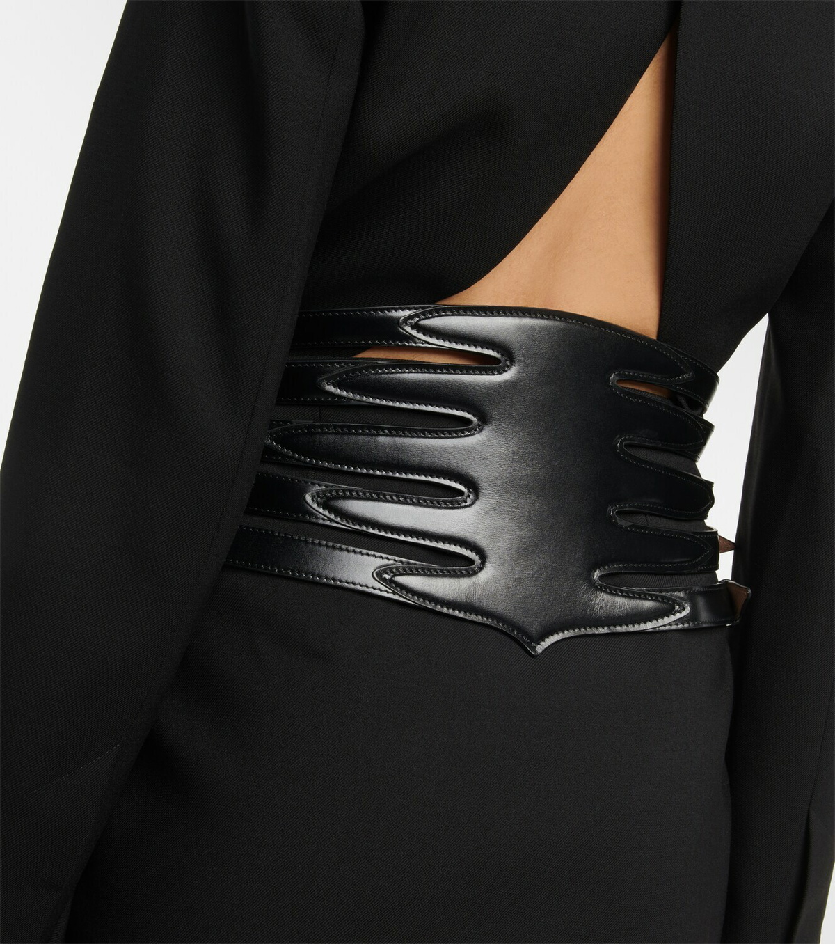 【ALAIA】 Multi slim leather belt Alaïa Multi slim leather belt ALAÏA