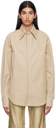 Bianca Saunders Beige Row Back Shirt