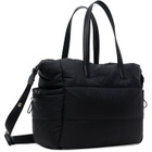 Moncler Enfant Baby Black Logo Diaper Bag