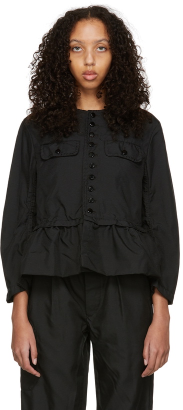 Photo: Tricot Comme des Garçons Black Polyester Jacket