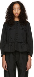 Tricot Comme des Garçons Black Polyester Jacket