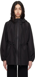 MACKAGE Black Kalea-Z Hooded Rain Jacket