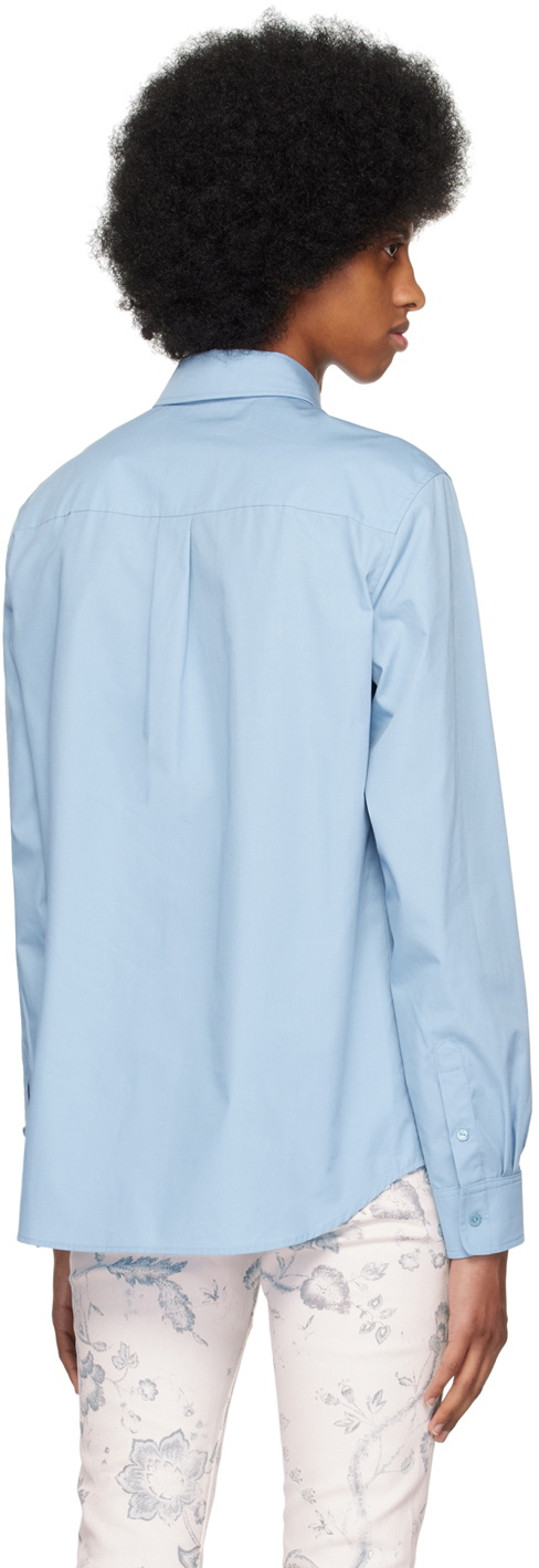 Erdem Blue Luke Shirt
