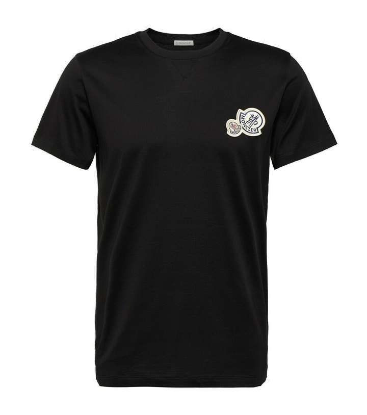Photo: Moncler Logo cotton jersey T-shirt