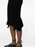 AISLING CAMPS Black Shala Knit Skirt