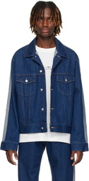 MM6 Maison Margiela Navy Sports Denim Jacket