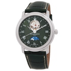 Frederique Constant Classics Heart Beat Automatic Moon Phase Green Dial Mens Watch FC-335MCGRW4P26