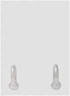 Balenciaga - Skate Earrings in Silver