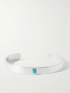 Peyote Bird - Azul Sterling Silver, 14-Karat Gold and Turquoise Cuff