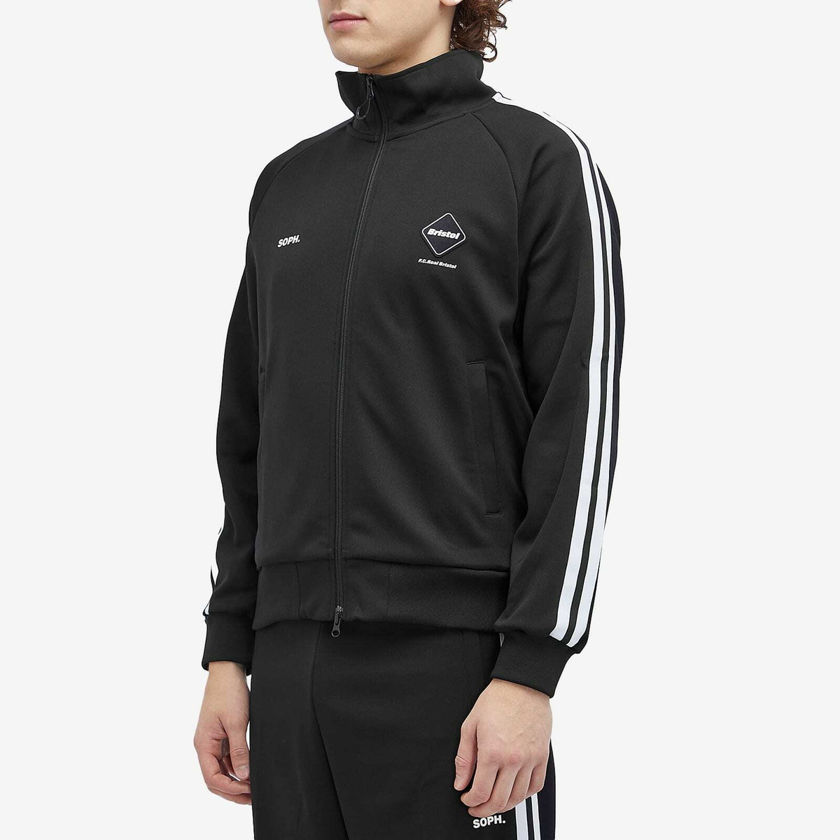 F.C. Real Bristol Men's Training Track Jacket in Black F.C.