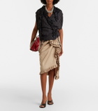 Dries Van Noten Blossom Small patent leather crossbody bag