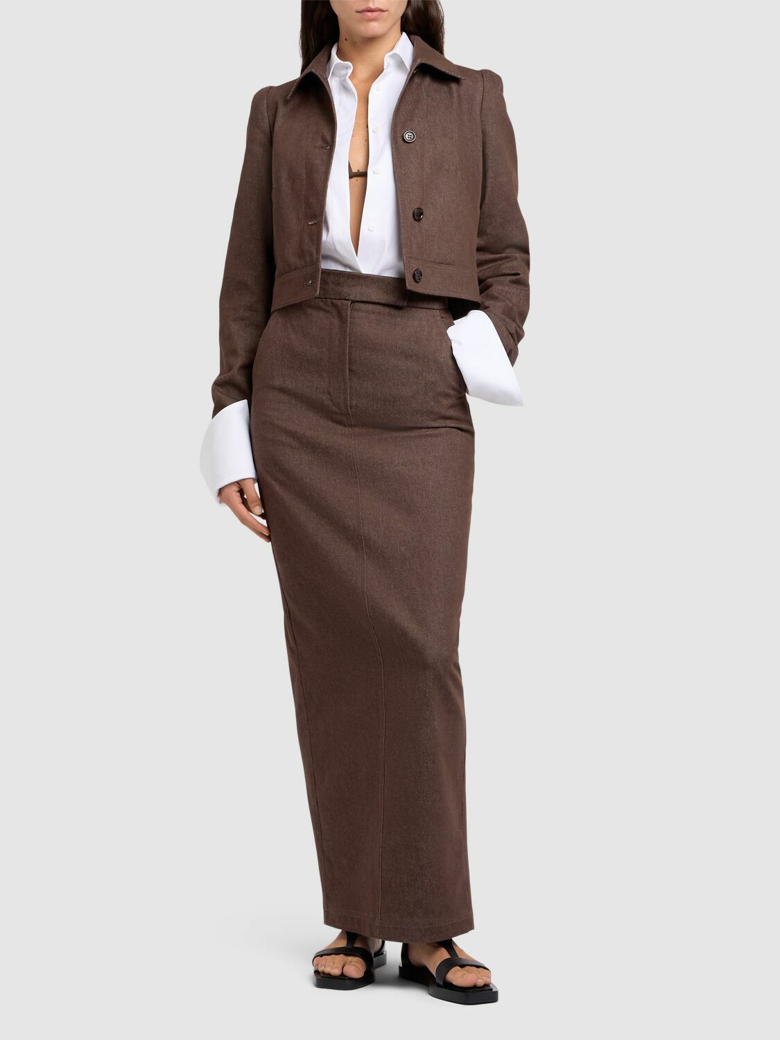 スカート Max Mara Pianosa Max Mara PIANOSA SKIRT IN DENIM COTTON (Max Mara/スカート