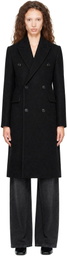 COOR Black Over Size Double Coat