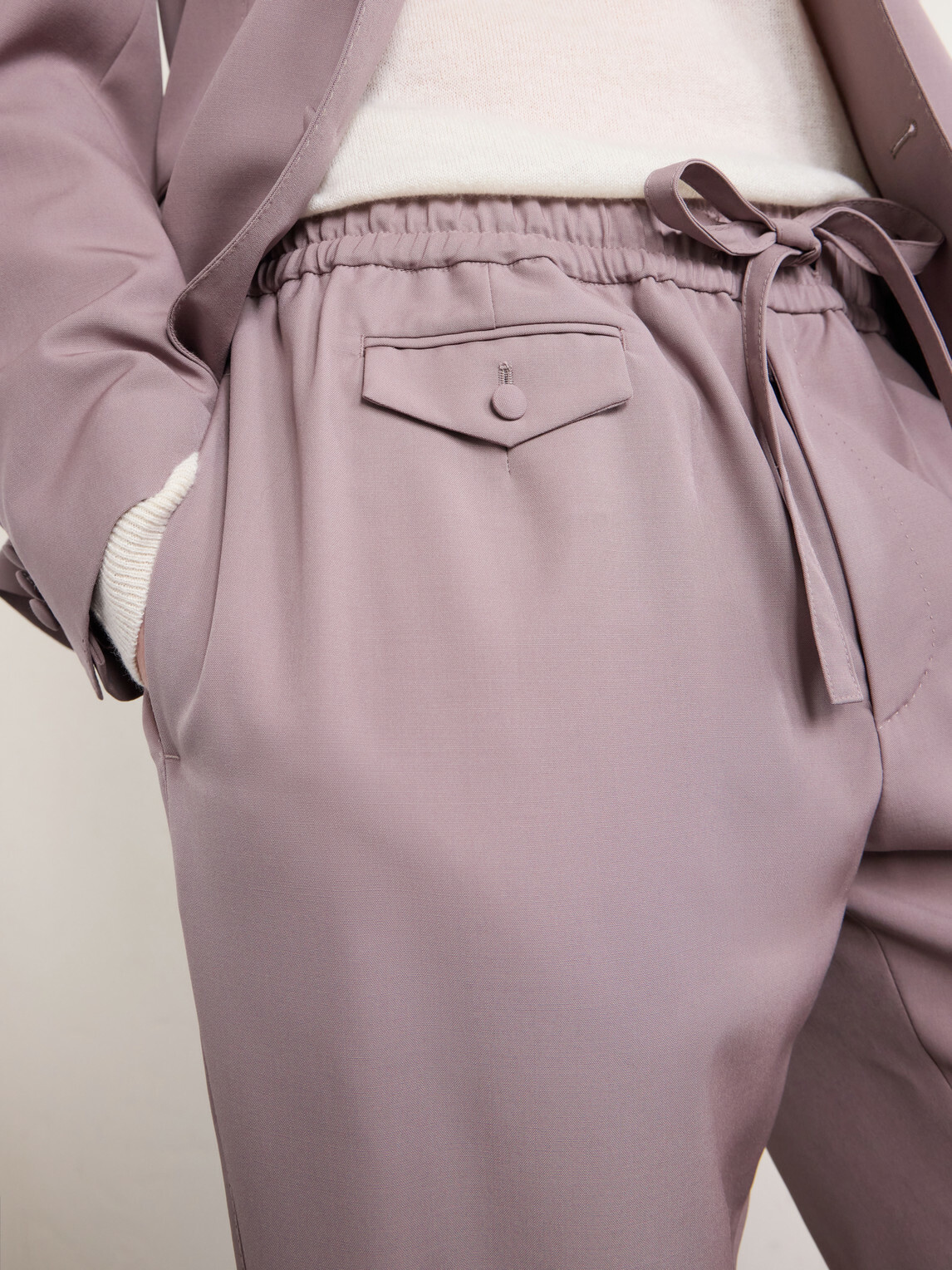 Dolce&Gabbana - Straight-Leg Virgin Wool Drawstring Suit Trousers - Brown