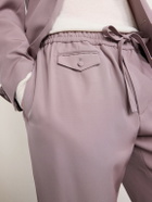Dolce&Gabbana - Straight-Leg Virgin Wool Drawstring Suit Trousers - Brown