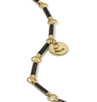 Foundrae - Spero 18-Karat Gold Onyx Bracelet - Gold