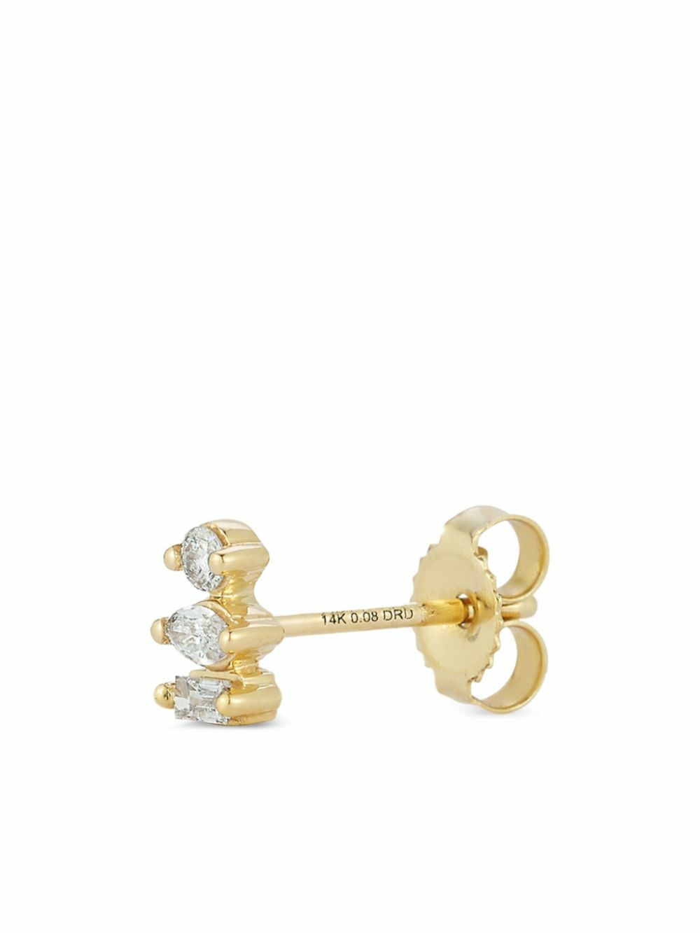 Dana Rebecca Designs 14K Yellow Gold Alexa Jordyn Diamond Stud Earrings