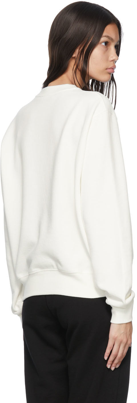 WARDROBE.NYC Off-White Cotton Sweatshirt