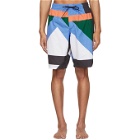 Y-3 Multicolor AOP Swim Shorts