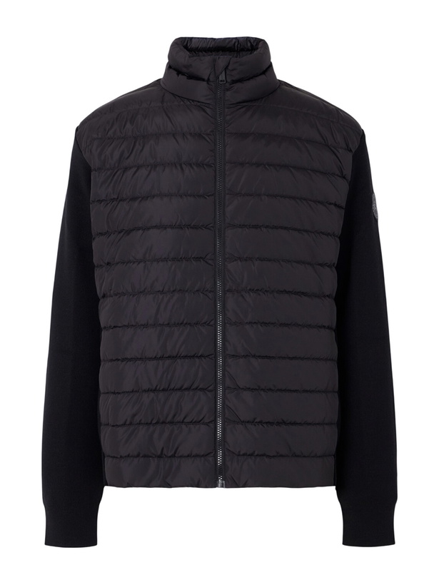 Photo: Canada Goose - HyBridge® Flavio Wool and Shell Down Jacket - Black