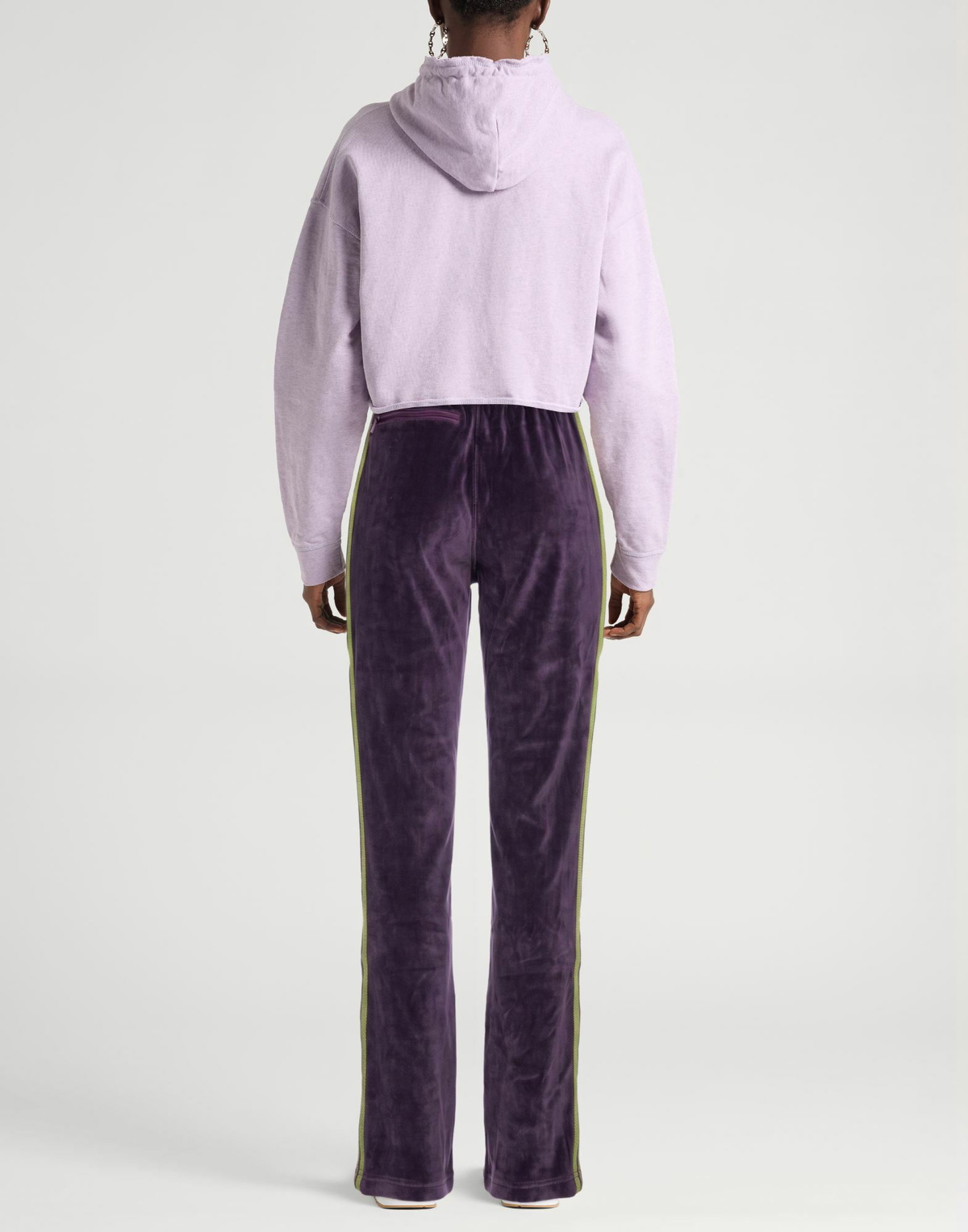 Needles Womens Pants Dark in Purple