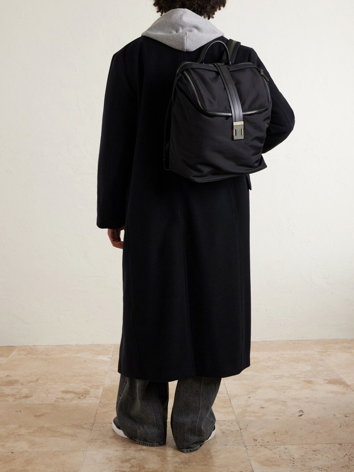 Christian Louboutin - Nox Leather-Trimmed Nylon Backpack