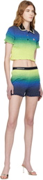 Casablanca Multicolor Gradient Short Sleeve Polo