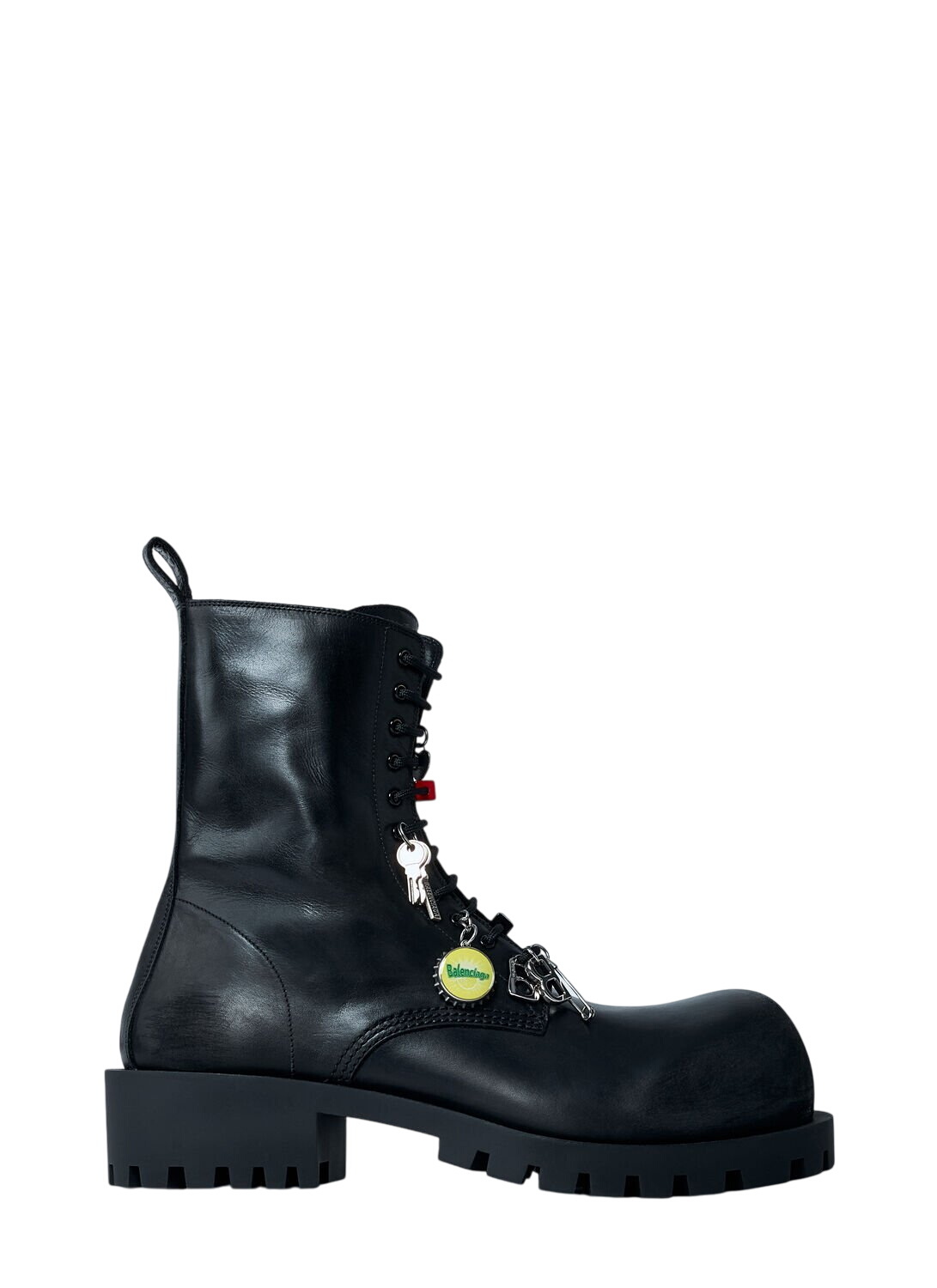 Achilles Ion Gabriel Black Bang Ankle Boots