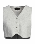 The Andamane Womens Tailored Vest in Grey