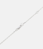 Repossi - White gold emerald necklace with pavé diamonds