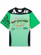 Marine Serre - Slim-Fit Printed Stretch Recycled-Jersey T-Shirt - Green