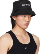 Off-White Black Bookish Nyl Bucket Hat