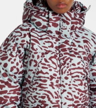 Adidas by Stella McCartney TrueNature leopard-print puffer jacket