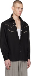 WACKO MARIA Black Western Shirt