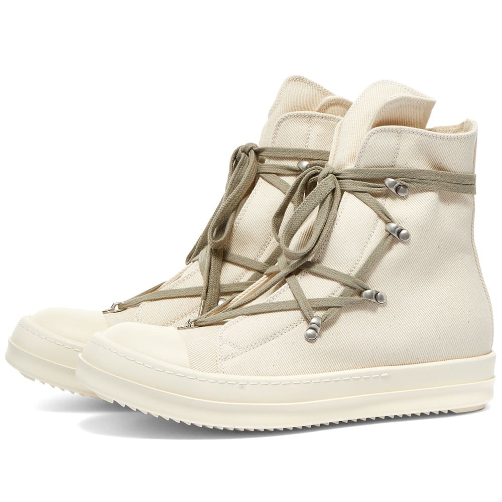 Rick Owens DRKSHDW Women's Hexa High Top Sneakers in Natural/Milk Rick ...