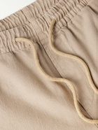 A.P.C. - Vincent Straight-Leg Cotton-Twill Drawstring Trousers - Neutrals